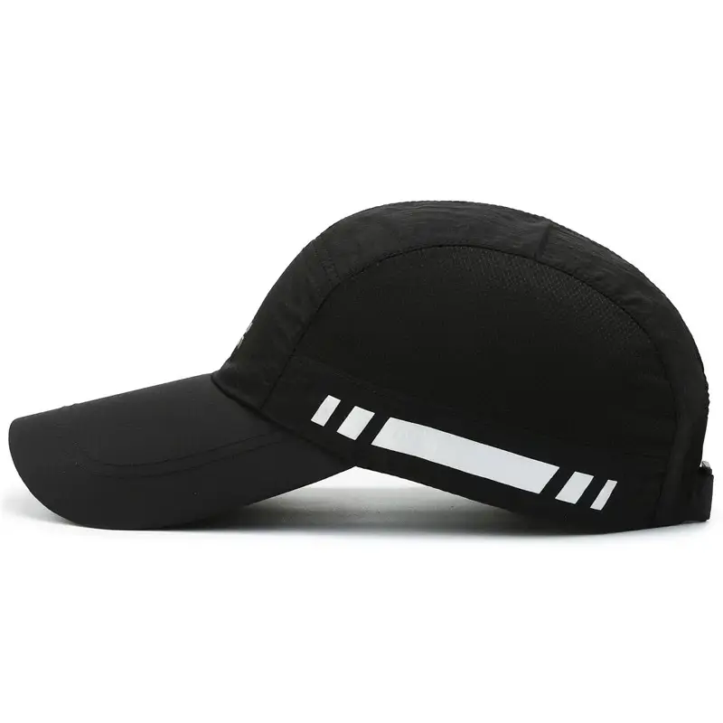 Men Black Sun Hat Sports Travel Baseball Cap - Image 6