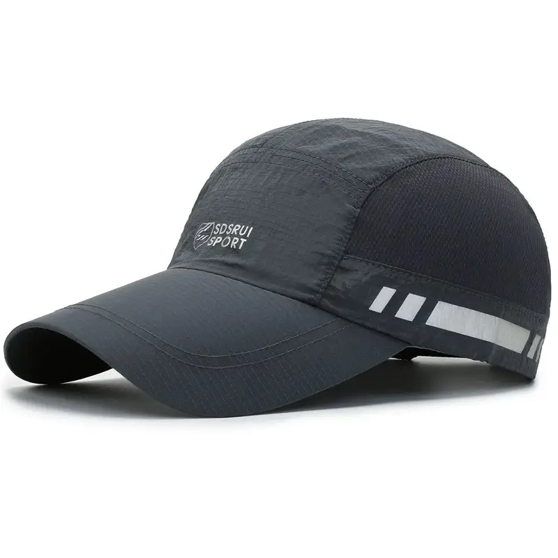 Men Black Sun Hat Sports Travel Baseball Cap - Image 7