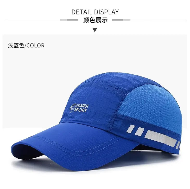 Men Black Sun Hat Sports Travel Baseball Cap — feature 12