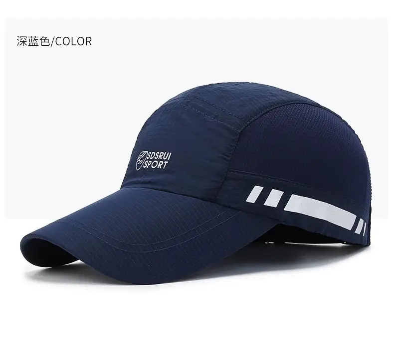 Men Black Sun Hat Sports Travel Baseball Cap — feature 15