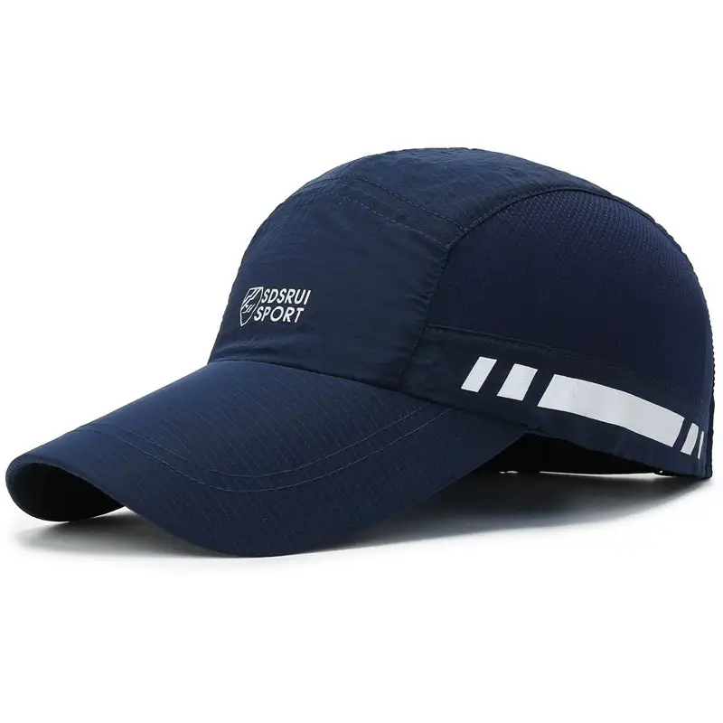 Men Black Sun Hat Sports Travel Baseball Cap - Image 4