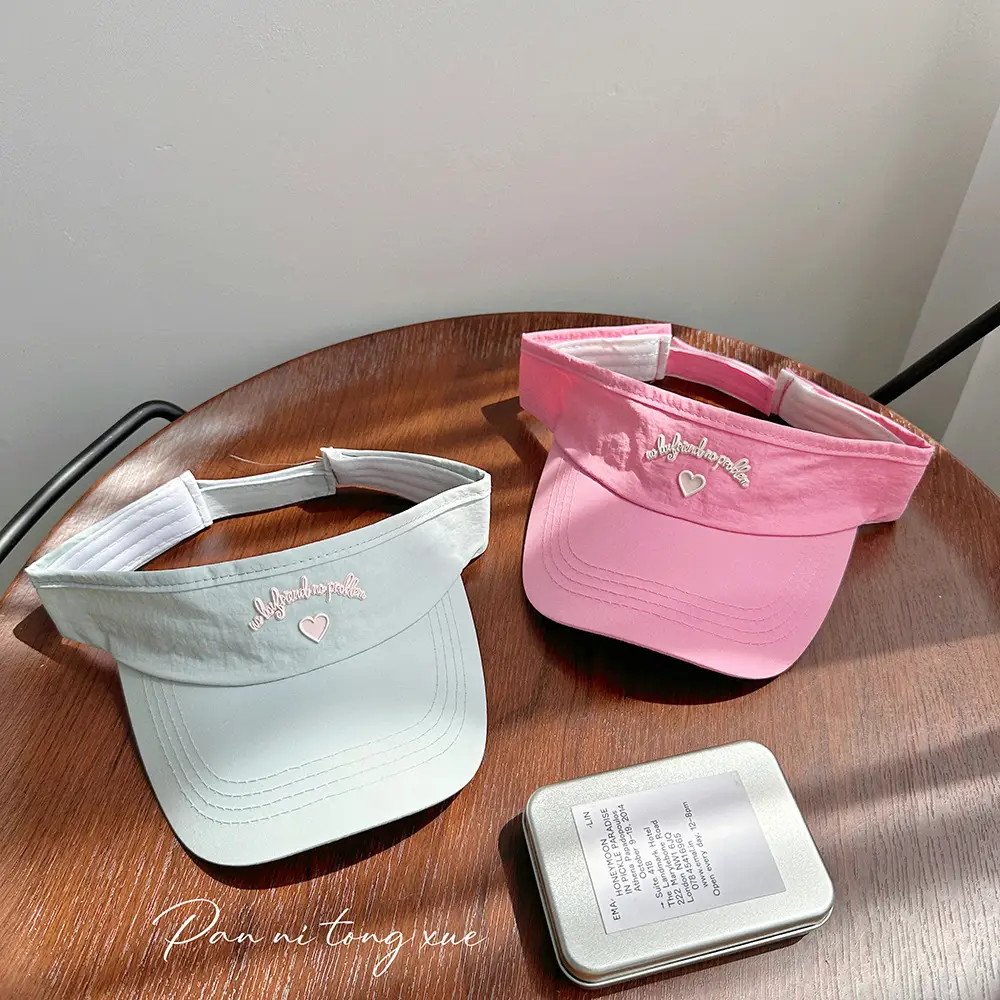 Baby Sun Visor Hat Mint Green Peaked Cap - Image 11