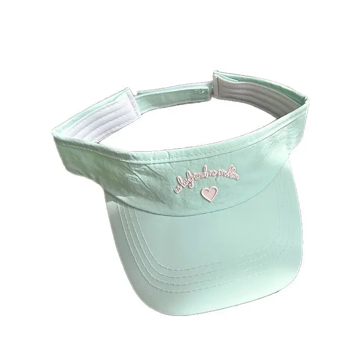 Baby Sun Visor Hat Mint Green Peaked Cap - Image 13