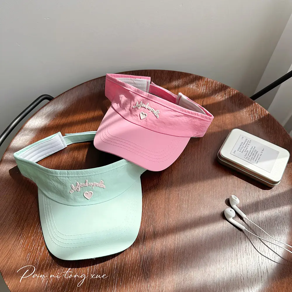 Baby Sun Visor Hat Mint Green Peaked Cap — feature 25
