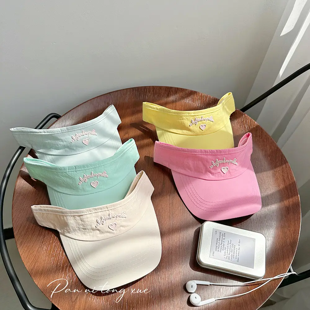 Baby Sun Visor Hat Mint Green Peaked Cap — feature 28