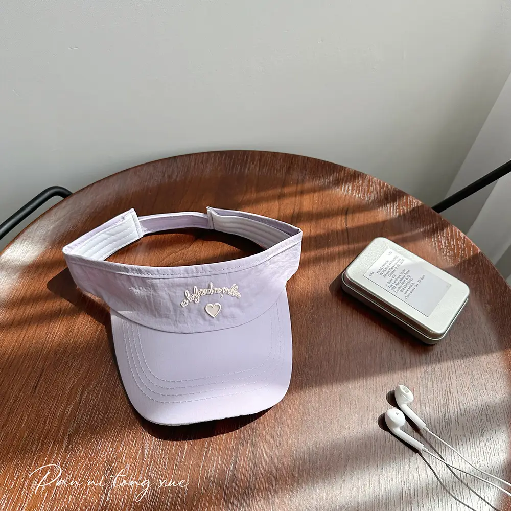 Baby Sun Visor Hat Mint Green Peaked Cap - Image 7
