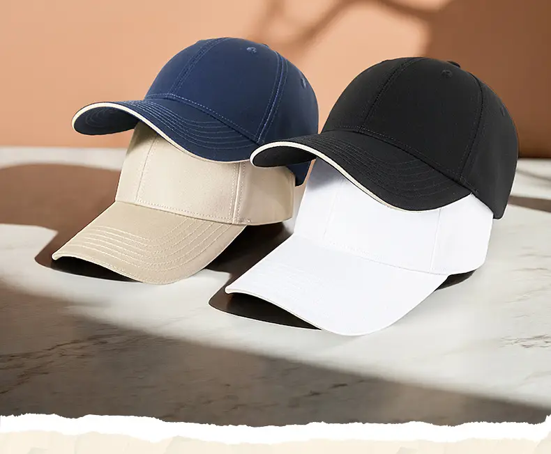 Men Grey Duckbill Baseball Cap Hard Top Breathable Cotton — feature 13
