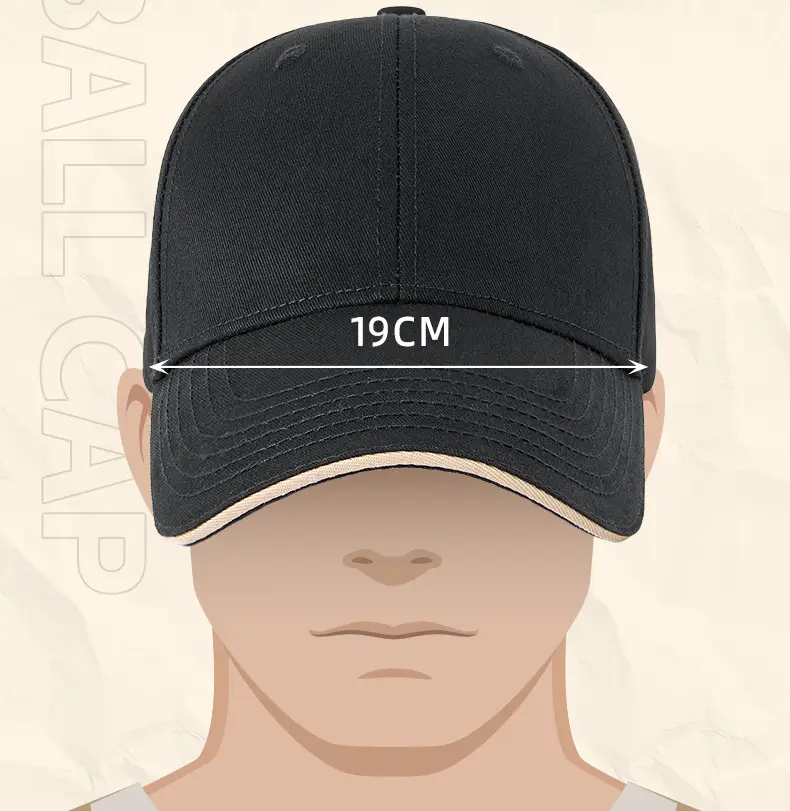 Men Grey Duckbill Baseball Cap Hard Top Breathable Cotton — feature 17