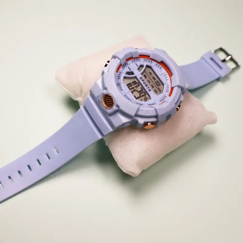 Pink Digital Sport Watch for Girls Teens