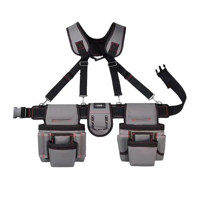 Large Multifunctional Repair Tool Belt Bag with Strap for Woodworking Screw Tools - Image 7