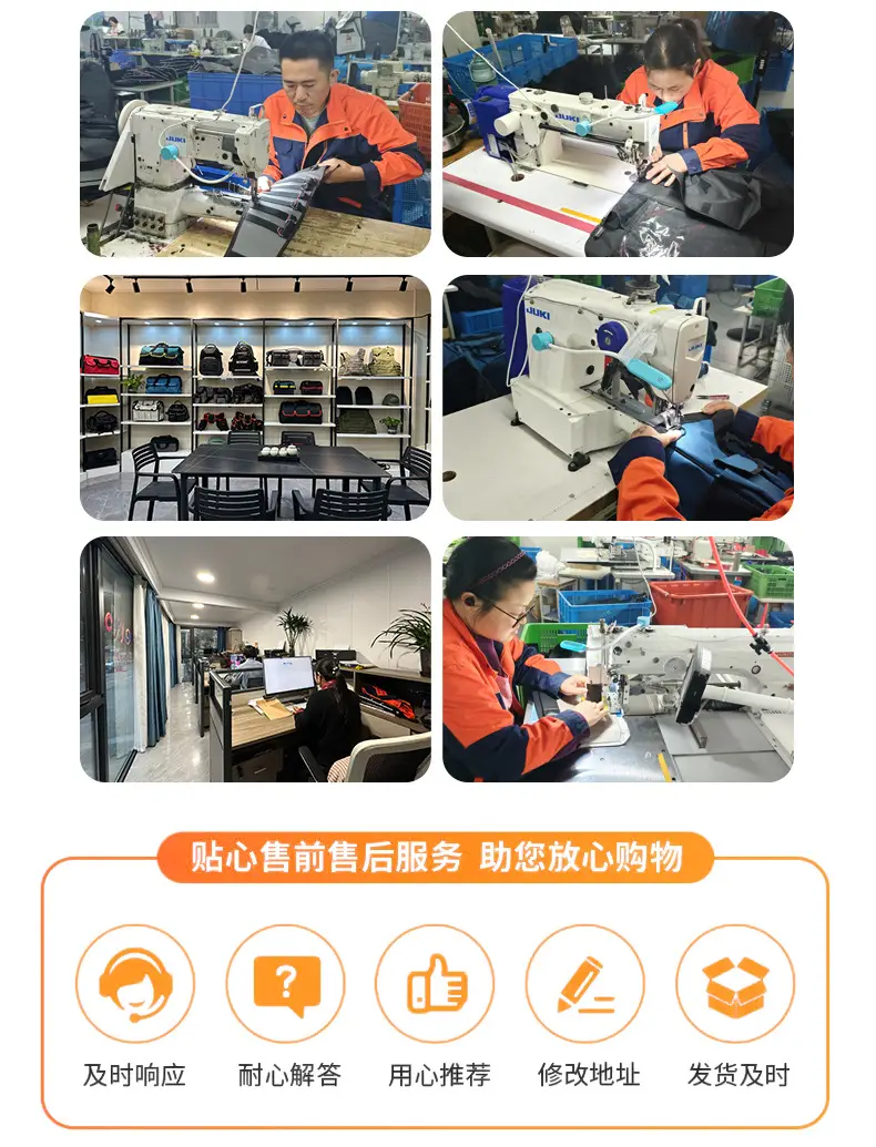 Large Multifunctional Repair Tool Belt Bag with Strap for Woodworking Screw Tools — feature 15