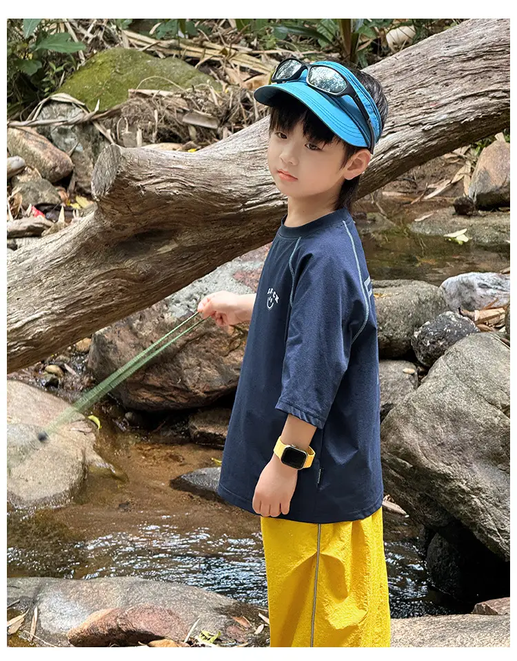 Kids 2026 Summer T-Shirt Set with Hat & Headband — feature 19
