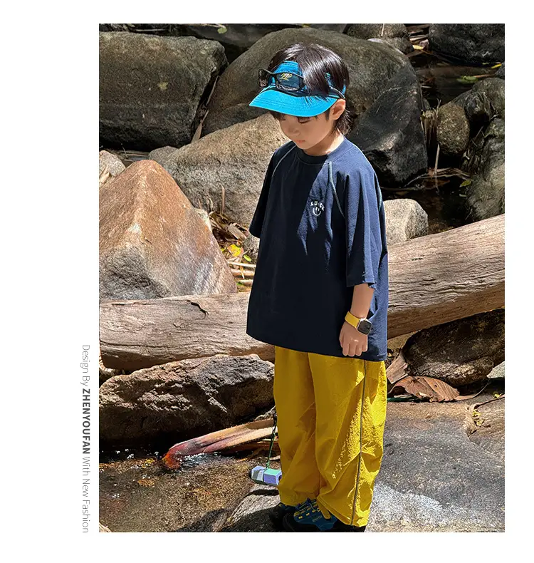 Kids 2026 Summer T-Shirt Set with Hat & Headband — feature 22