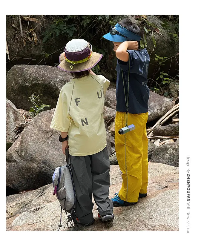 Kids 2026 Summer T-Shirt Set with Hat & Headband — feature 27