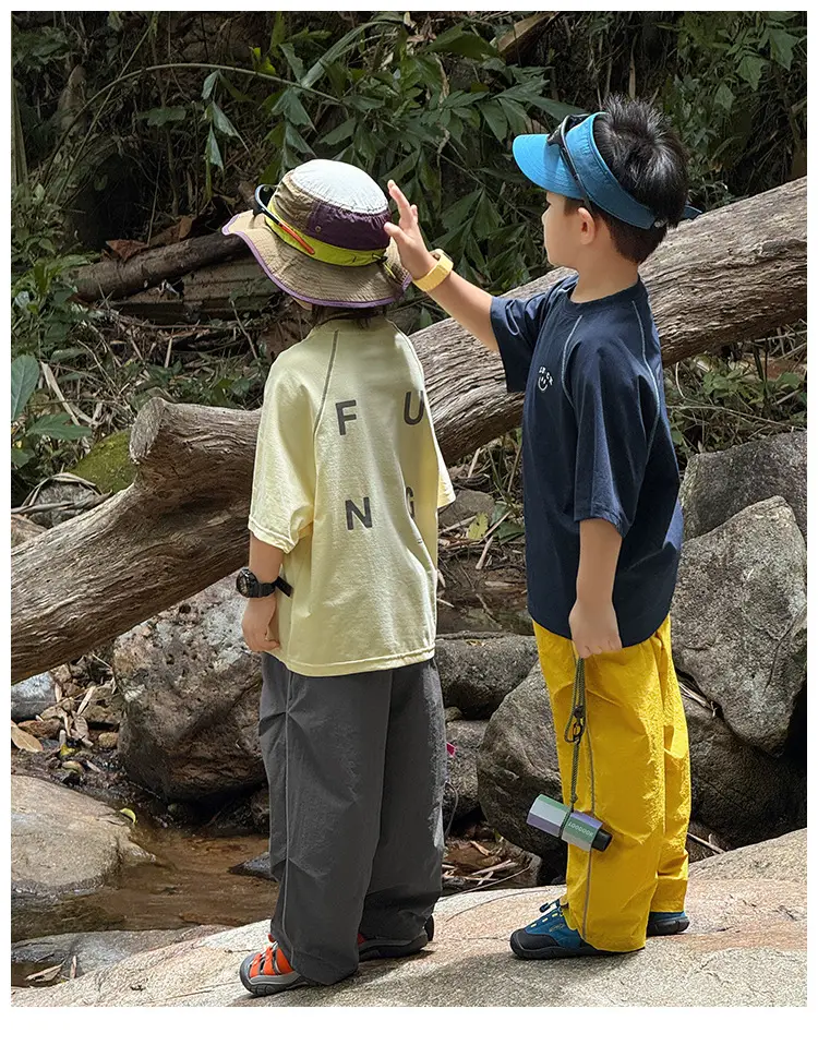 Kids 2026 Summer T-Shirt Set with Hat & Headband — feature 28