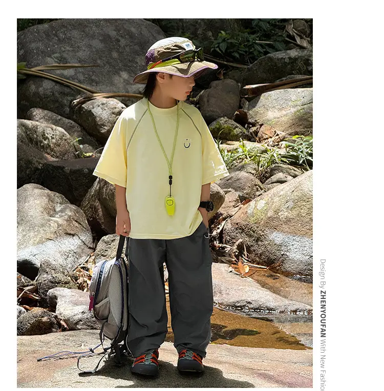 Kids 2026 Summer T-Shirt Set with Hat & Headband — feature 31