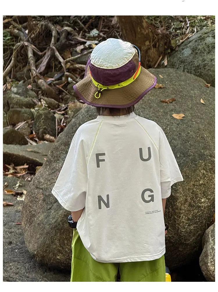 Kids 2026 Summer T-Shirt Set with Hat & Headband — feature 32