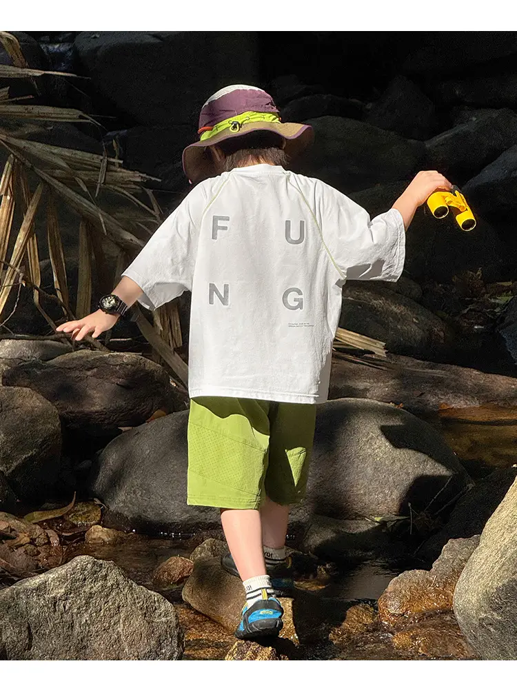 Kids 2026 Summer T-Shirt Set with Hat & Headband — feature 35