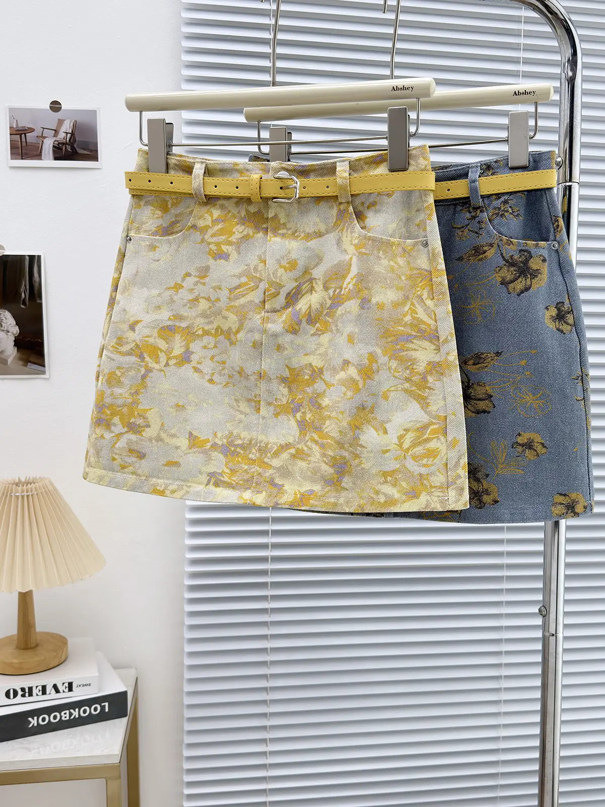 Tie Dye Denim Skirt 2025 Hot Girl Women's High Waist