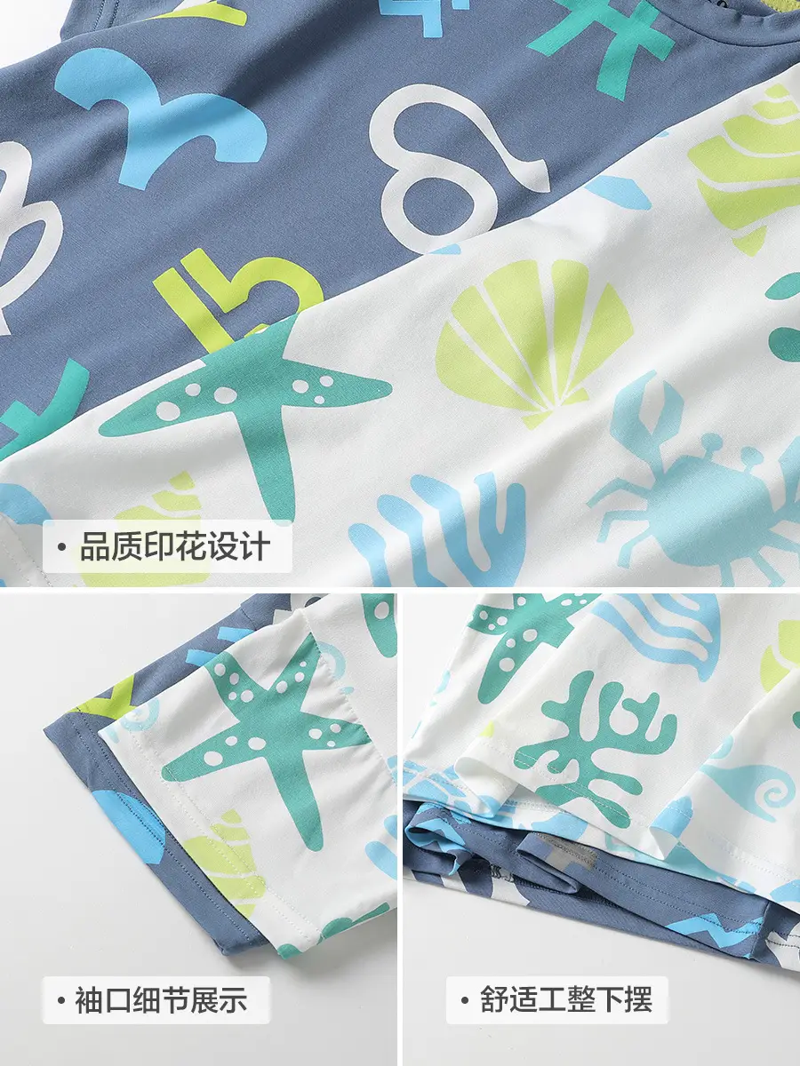 Right European Boys All-Over Cool Printed T-Shirt Summer Kids - Image 7