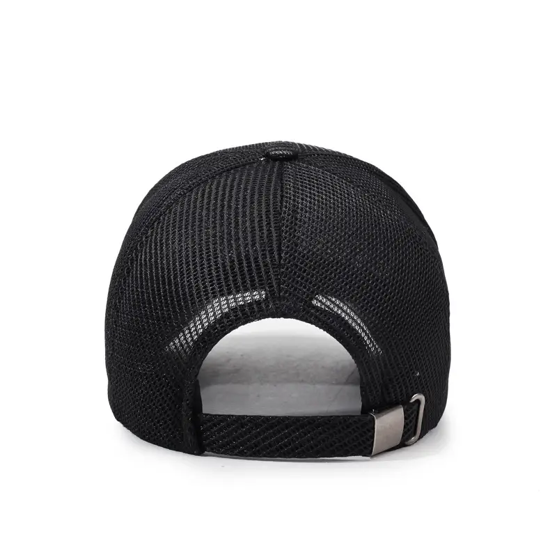 Summer Mesh Baseball Cap with Extended Brim - Image 7