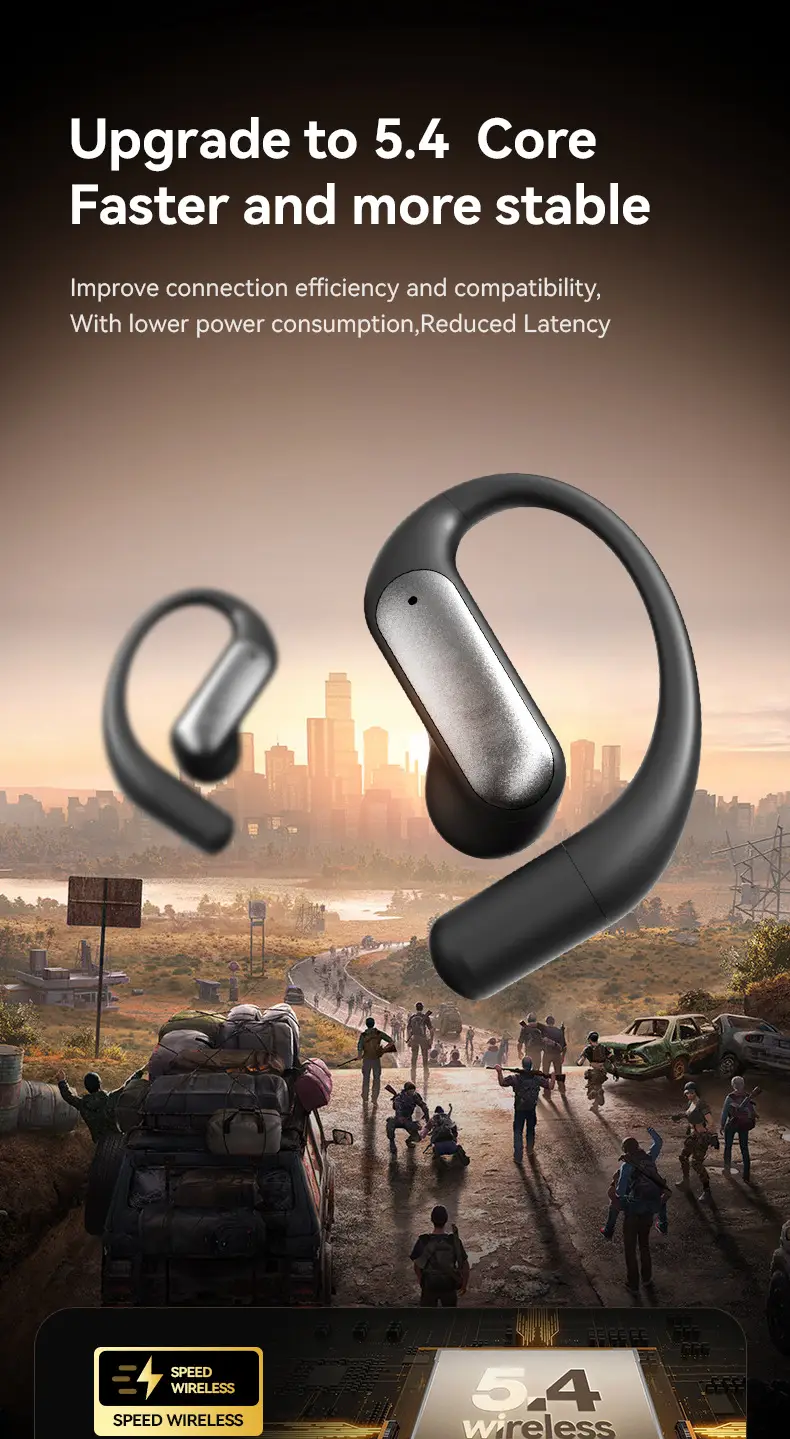 Ai Translation M127 Bluetooth Earphones Wireless Ear-Hook Type Bone Conduction Open Design Non-In-Ear Private Model Noise Reduction Bone Conduction — feature 11