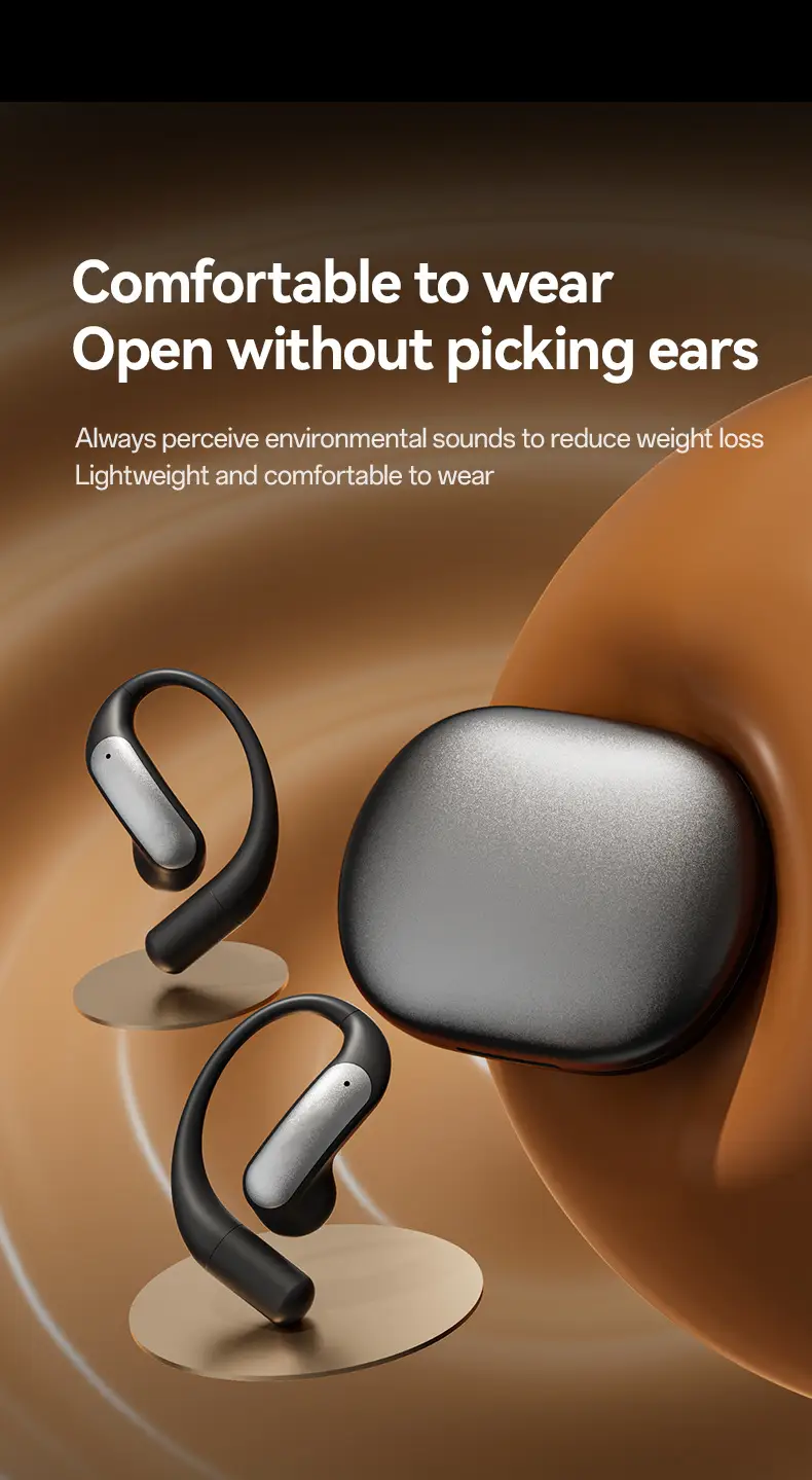 Ai Translation M127 Bluetooth Earphones Wireless Ear-Hook Type Bone Conduction Open Design Non-In-Ear Private Model Noise Reduction Bone Conduction — feature 4