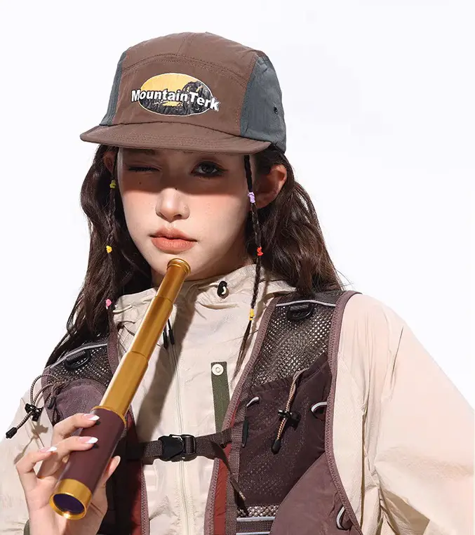 Men's Printed Duck Cap Summer Outdoor Quick-Drying Soft Brim — feature 2
