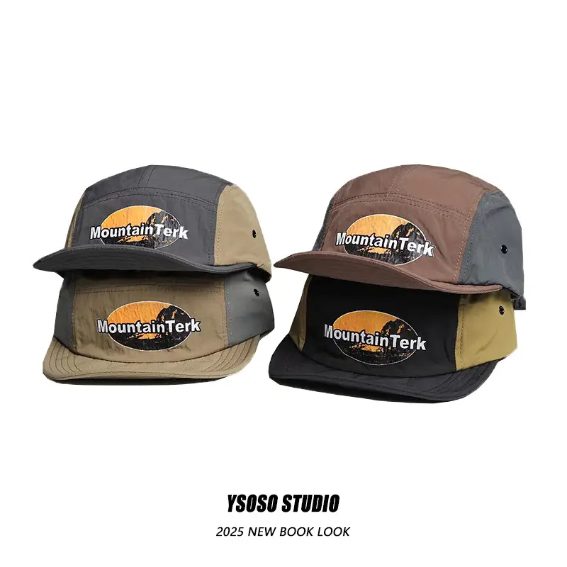 Men's Printed Duck Cap Summer Outdoor Quick-Drying Soft Brim — feature 5