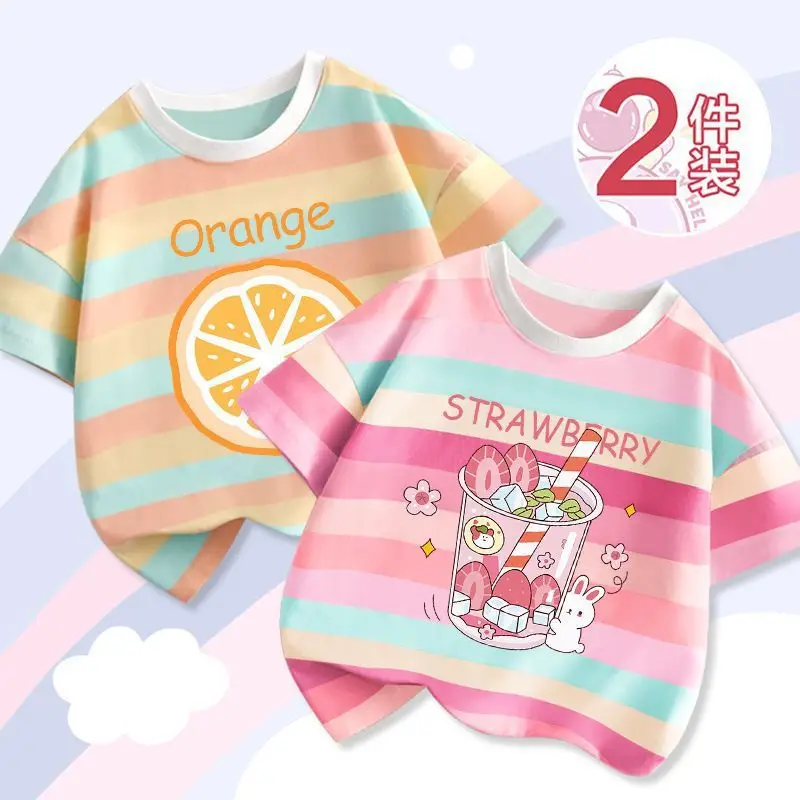 Girls' Striped T-Shirts 2023 New Arrival - Image 27
