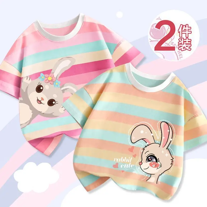 Girls' Striped T-Shirts 2023 New Arrival - Image 21
