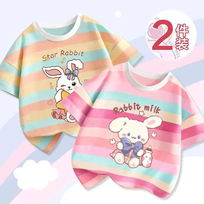 Girls' Striped T-Shirts 2023 New Arrival - Image 12
