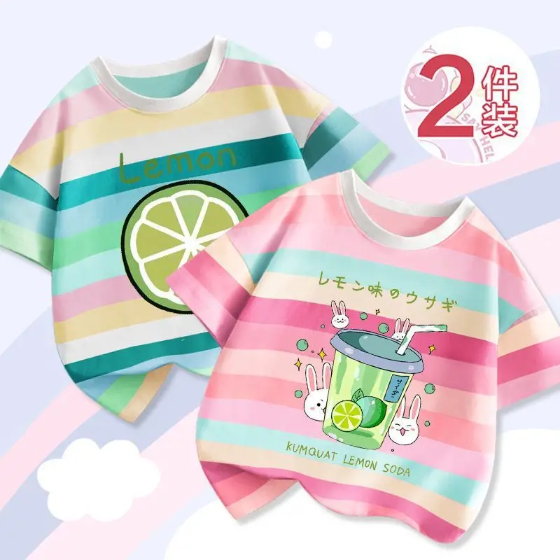 Girls' Striped T-Shirts 2023 New Arrival - Image 16