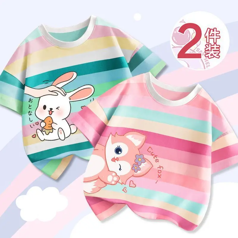 Girls' Striped T-Shirts 2023 New Arrival - Image 19