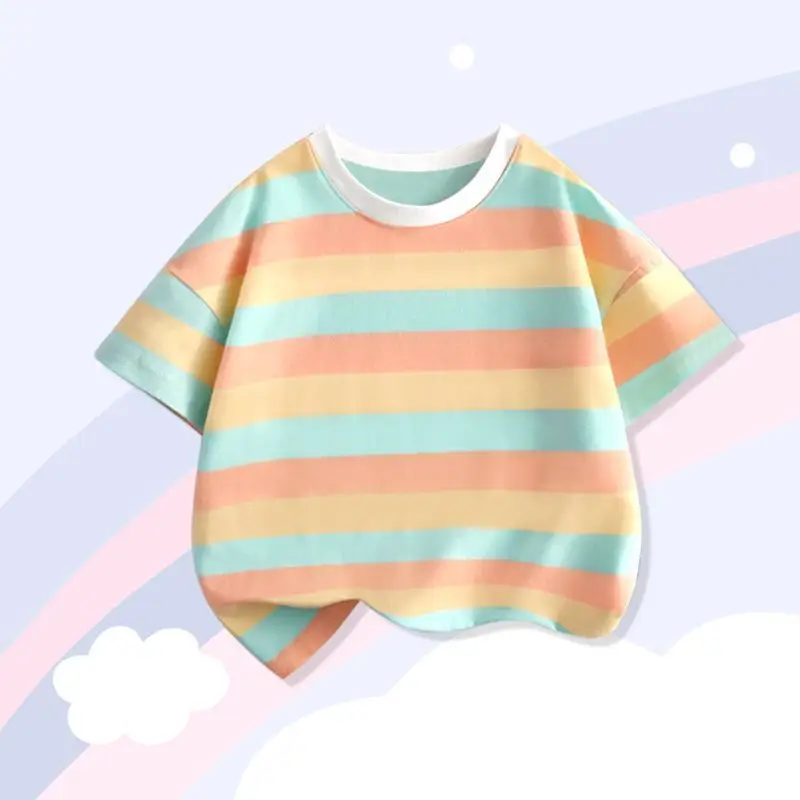 Girls' Striped T-Shirts 2023 New Arrival - Image 28