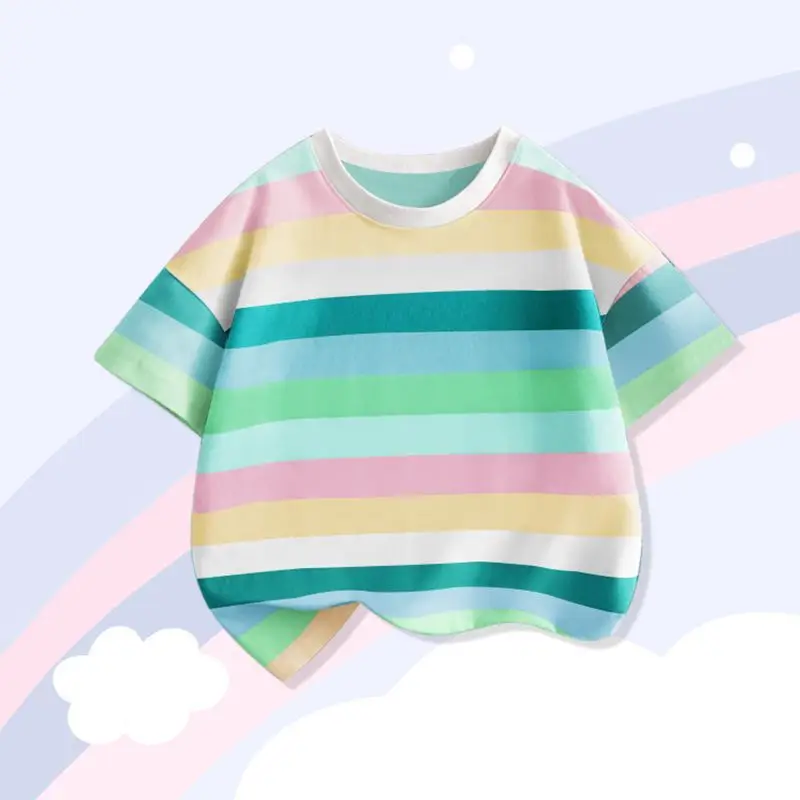 Girls' Striped T-Shirts 2023 New Arrival - Image 30