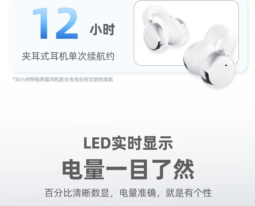 Cross-Border New Model Q10 Dual-Ear Wireless Bluetooth Headphones with High Battery Life, In-Ear Clip-On Ear-Hook Sports Noise-Canceling Headphones — feature 10