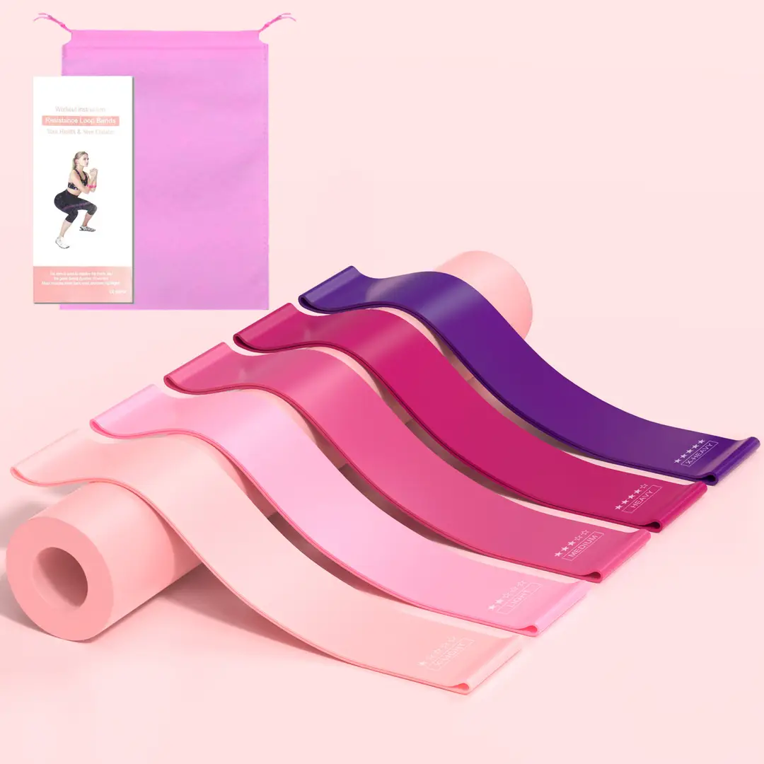 Resistance Band Yoga Band Elastic Band Fitness Training Hip Pull Band Sports Squat Dance Elastic Ring Stretch Band
