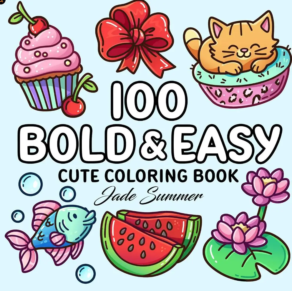 Little Cuddles Adult and Teen Coloring Book Cute Animal Friends Cross Border Coloring Book