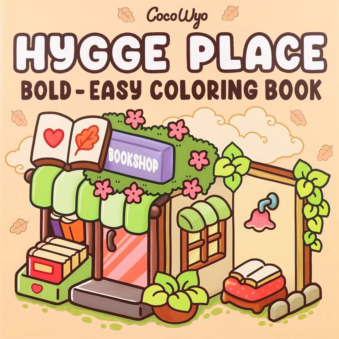 Little Cuddles Adult and Teen Coloring Book Cute Animal Friends Cross Border Coloring Book