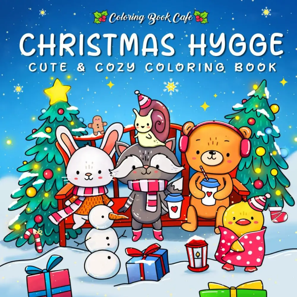 Little Cuddles Adult and Teen Coloring Book Cute Animal Friends Cross Border Coloring Book