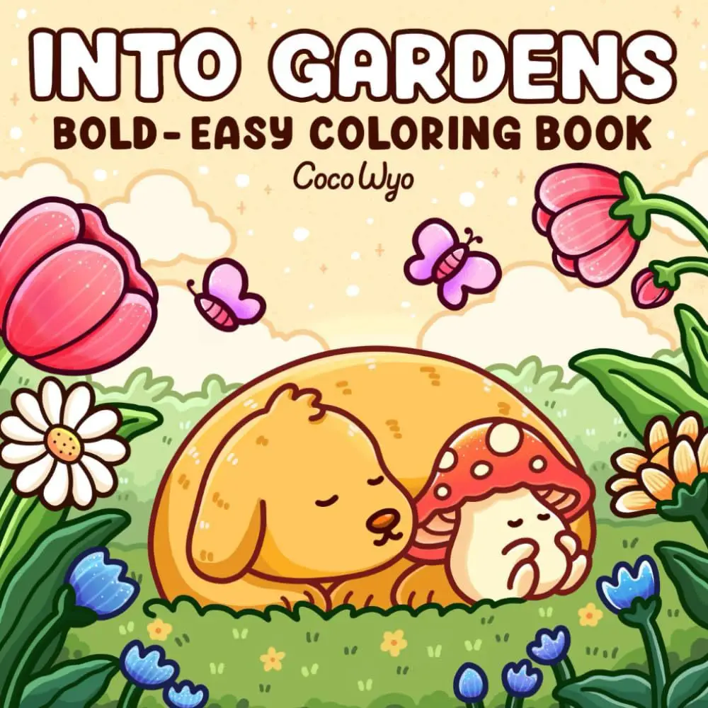Little Cuddles Adult and Teen Coloring Book Cute Animal Friends Cross Border Coloring Book