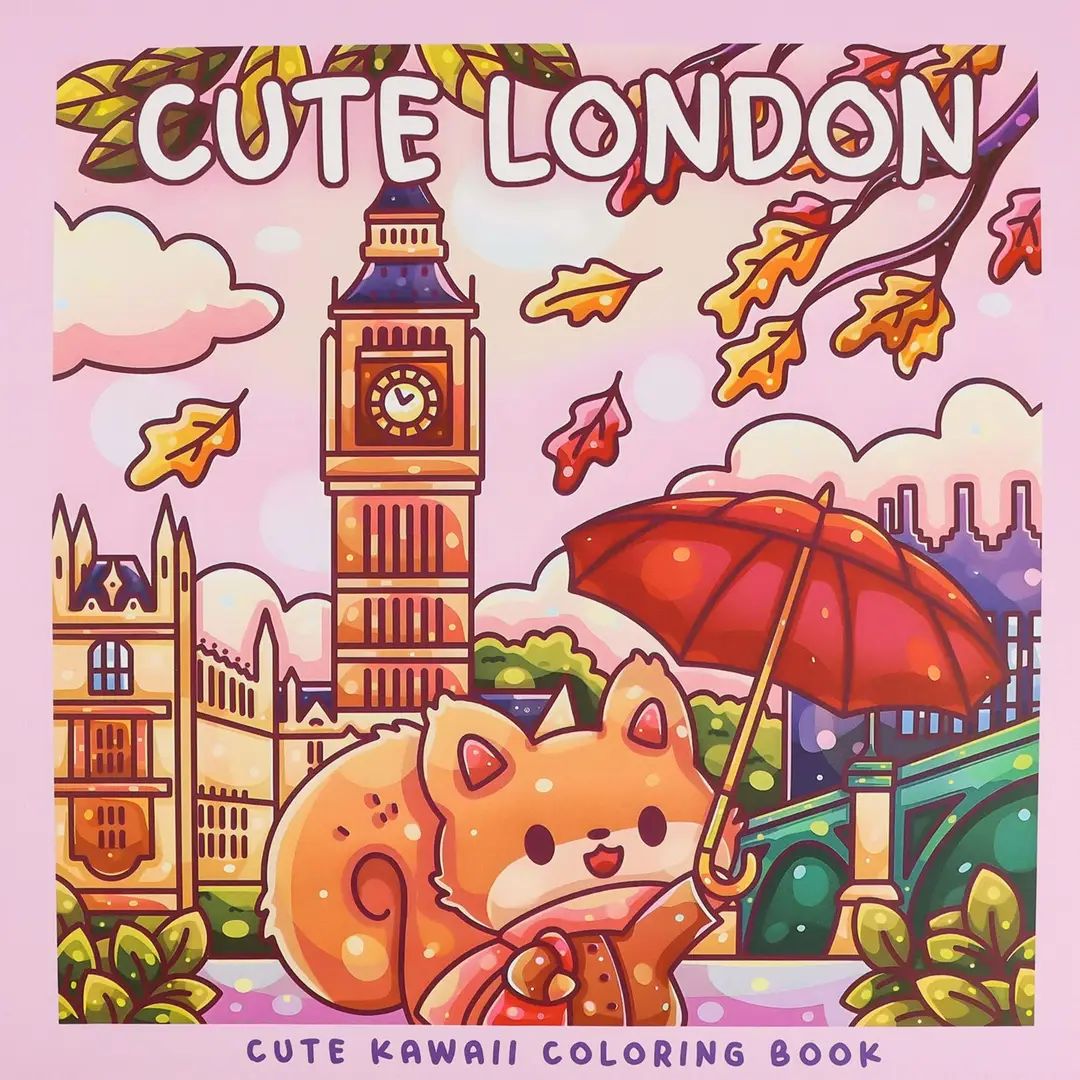 Little Cuddles Adult and Teen Coloring Book Cute Animal Friends Cross Border Coloring Book
