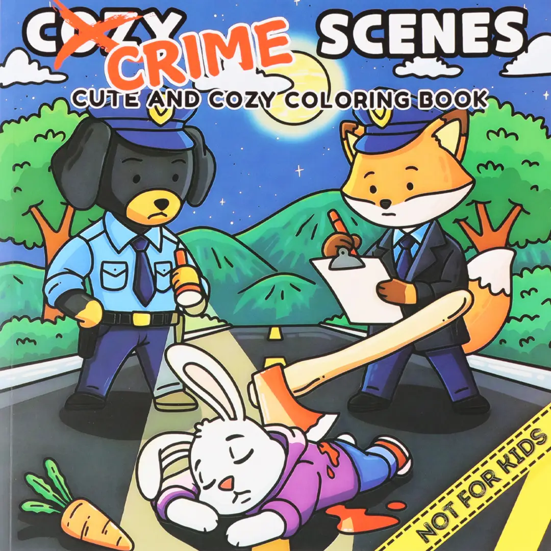 Little Cuddles Adult and Teen Coloring Book Cute Animal Friends Cross Border Coloring Book