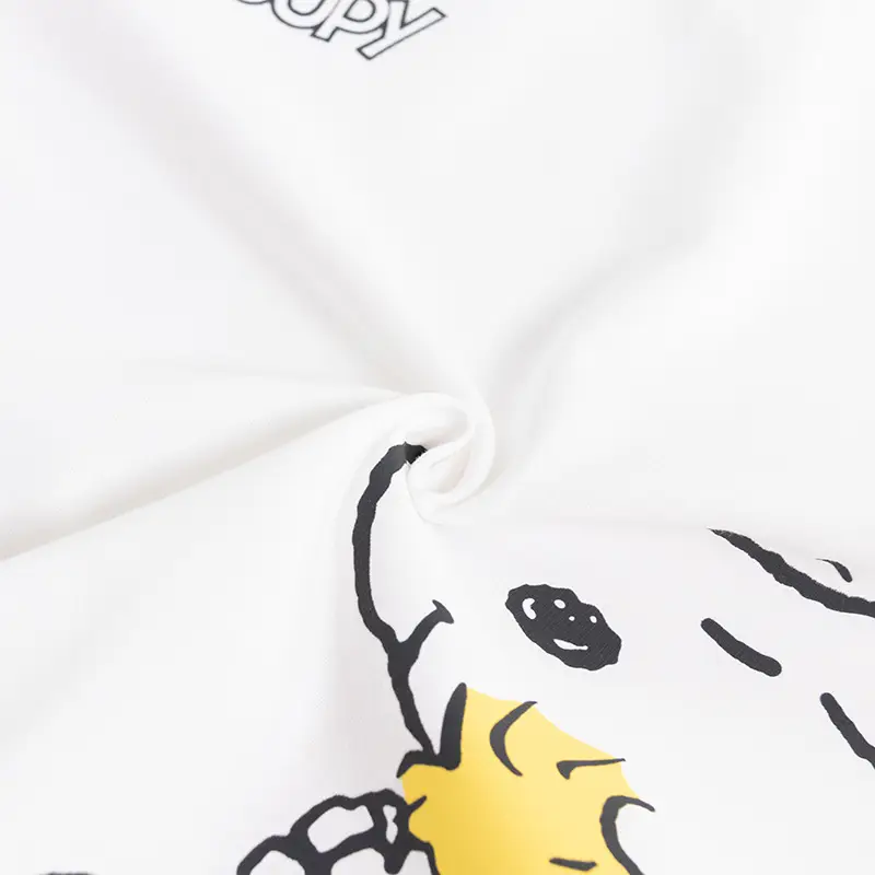 Boys Cotton Cartoon T-Shirt White Small Medium