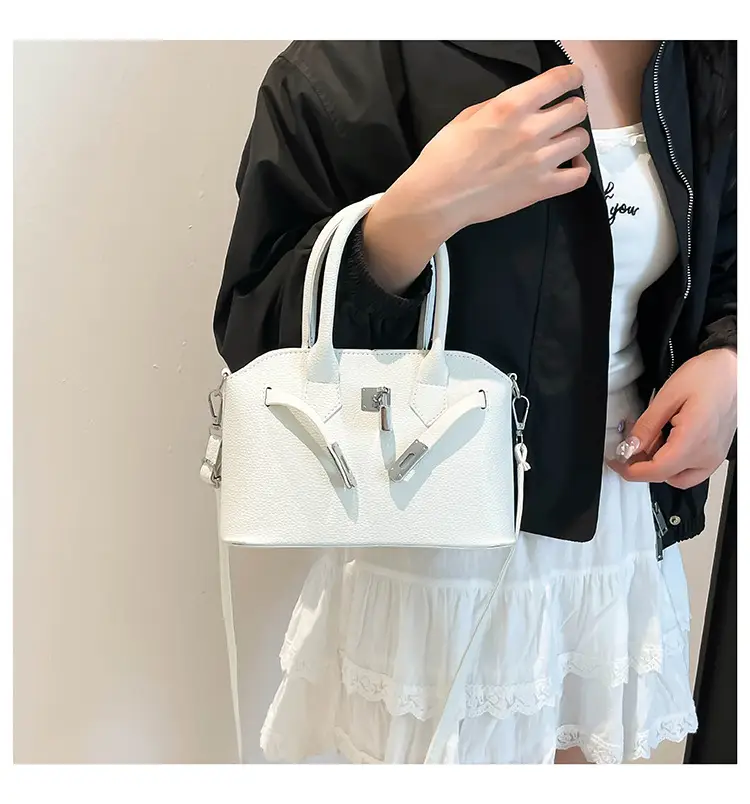 White Korean Style Shoulder Bag for Women — feature 14