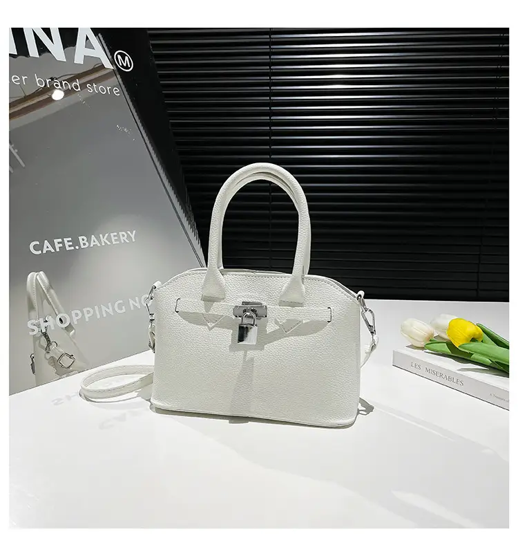 White Korean Style Shoulder Bag for Women — feature 28