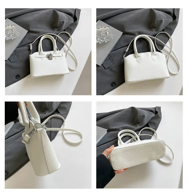 White Korean Style Shoulder Bag for Women — feature 7