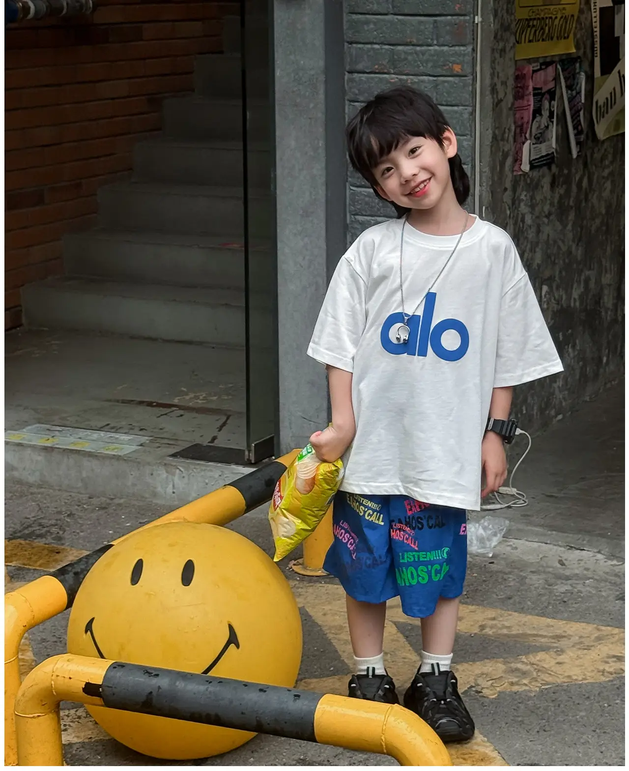 Naughty Rabbit Boys T-Shirt 2025 Foam Print Big Kids — feature 13