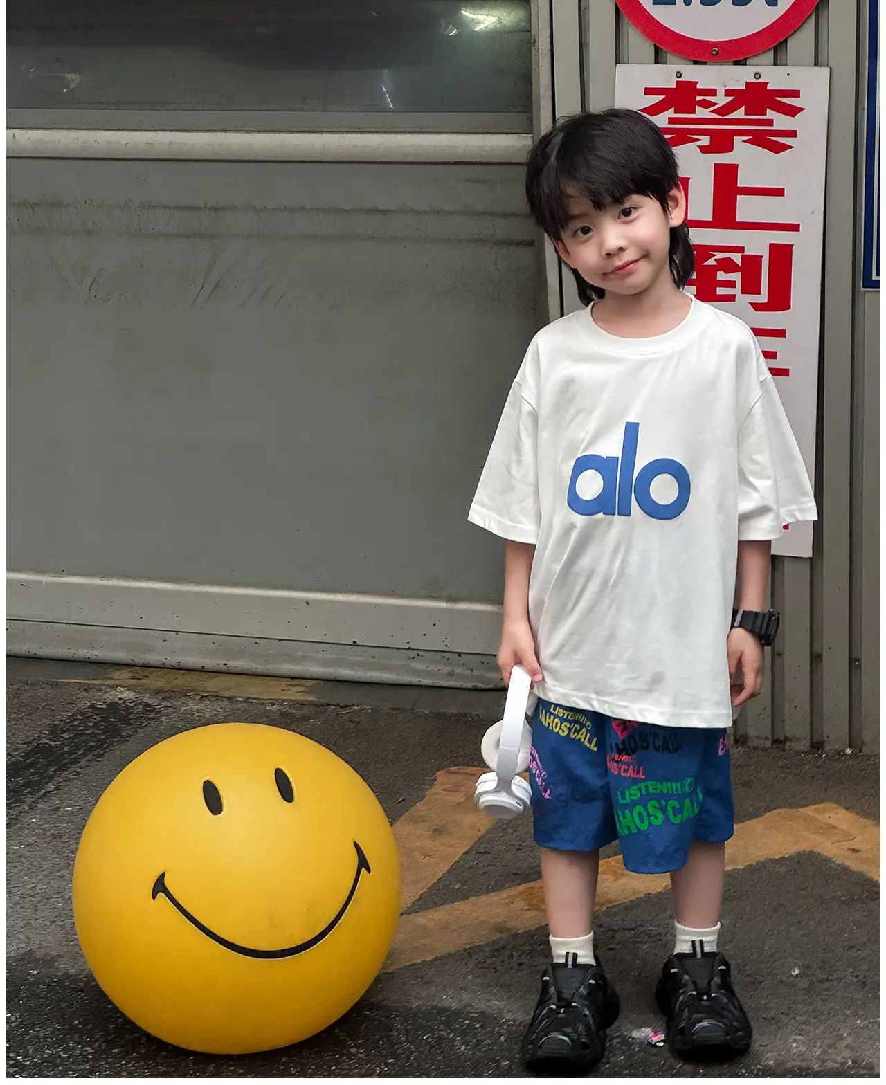 Naughty Rabbit Boys T-Shirt 2025 Foam Print Big Kids — feature 17